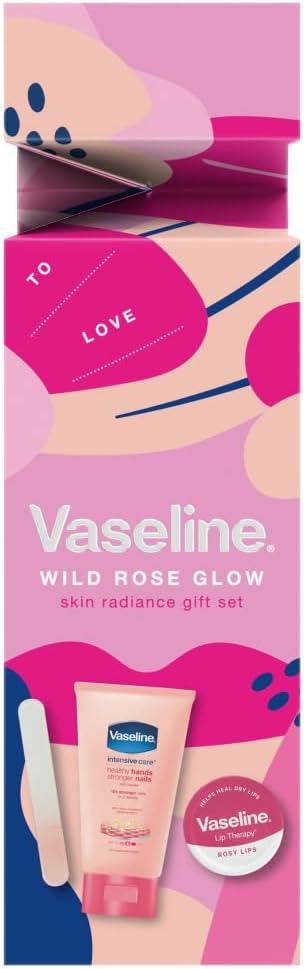 Vaseline Wild Rose Glow Skin Gift Set