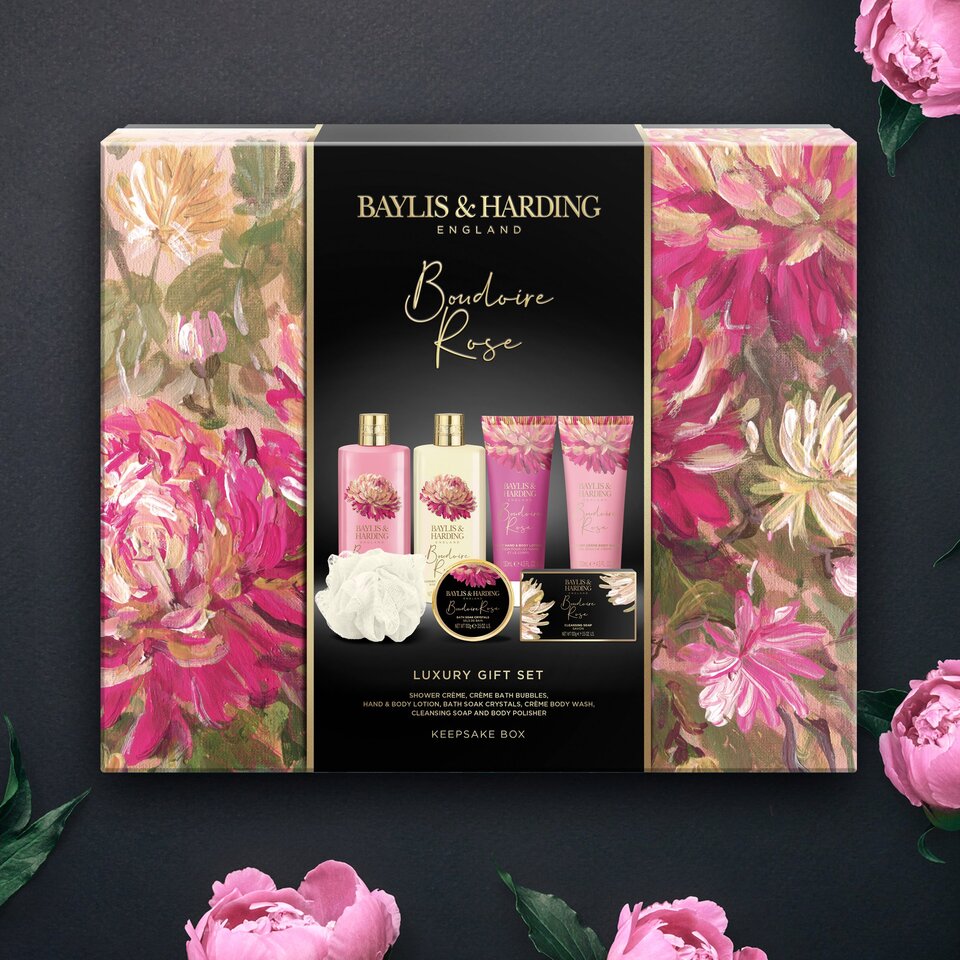 Baylis & Harding Boudoirs Rose Keep Sake Box