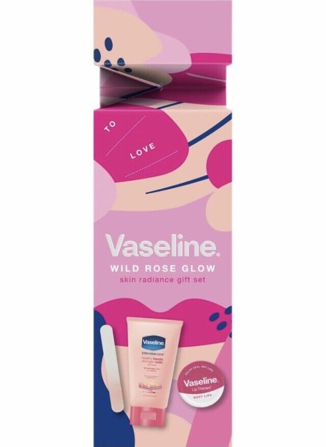 Vaseline Wild Rose Glow Skin Gift Set